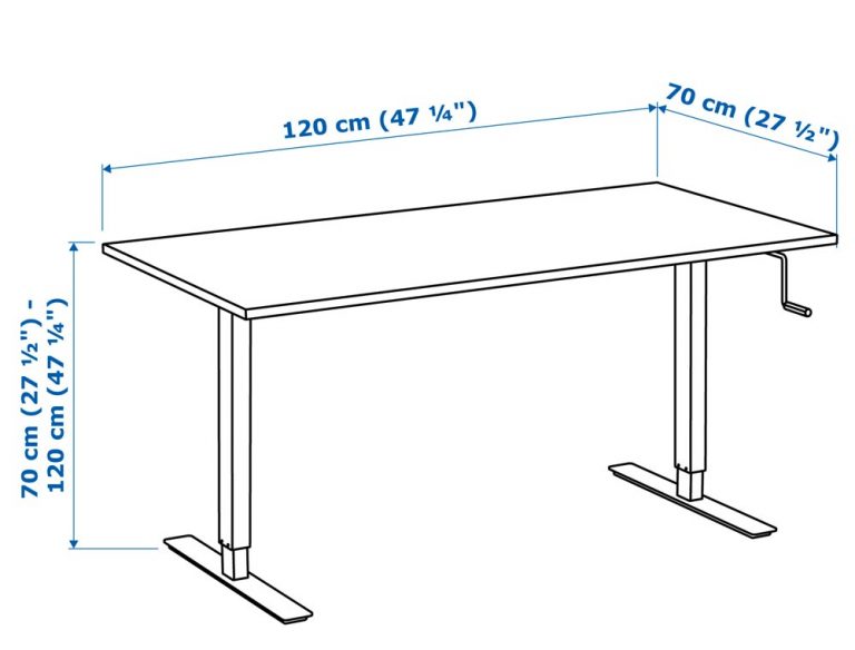 IKEA SKARSTA is a solid, adjustable full-size standing desk at a great ...