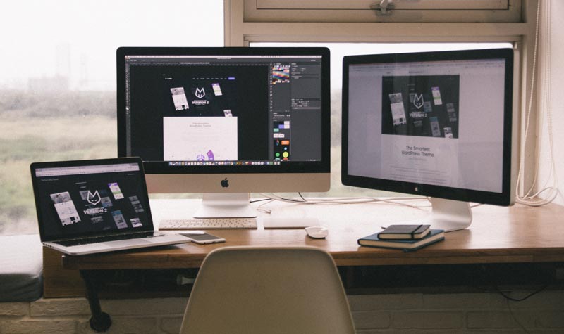 Standing desk for two 27 deals monitors